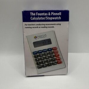Fountas & Pinnell Calculator Stopwatch Literacy Handheld Teacher Reading Tool